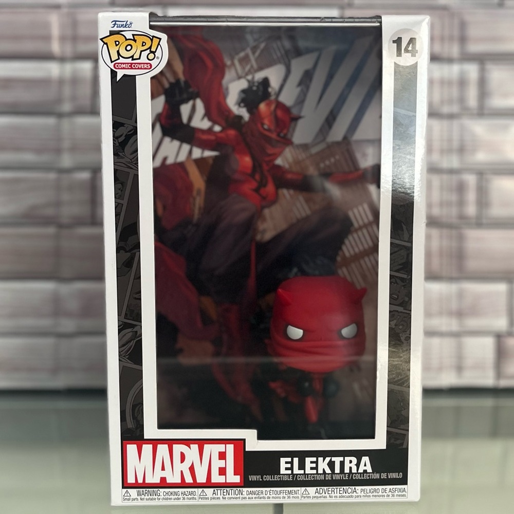 Marvel Elektra. Funko Pop! Comic Covers. New in box.